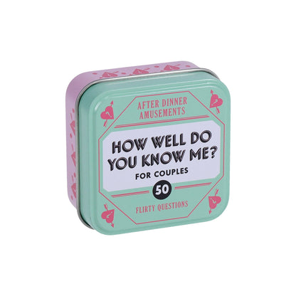 Chronicle Books - After Dinner Amusements: How Well Do You Know Me? For Couples