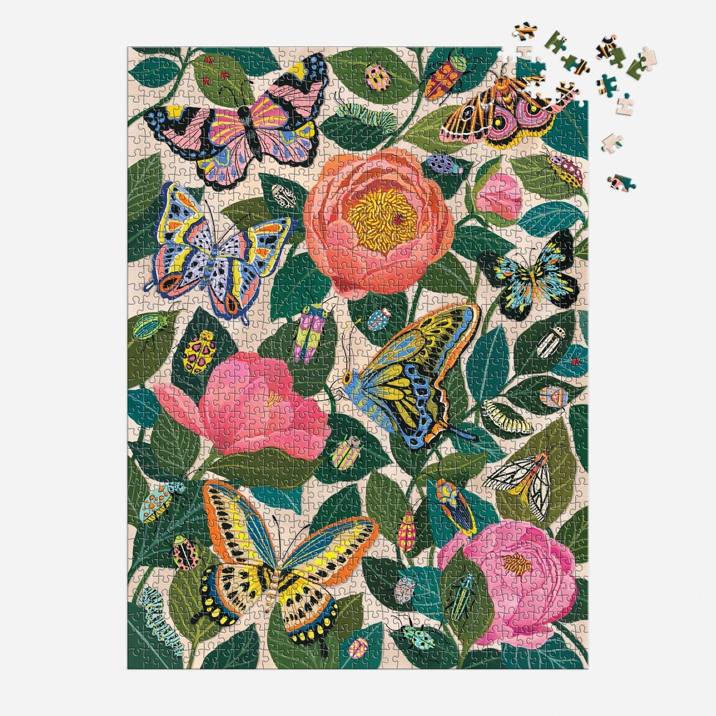 Chronicle Books - Between the Blooms 1000 Piece Foil Puzzle