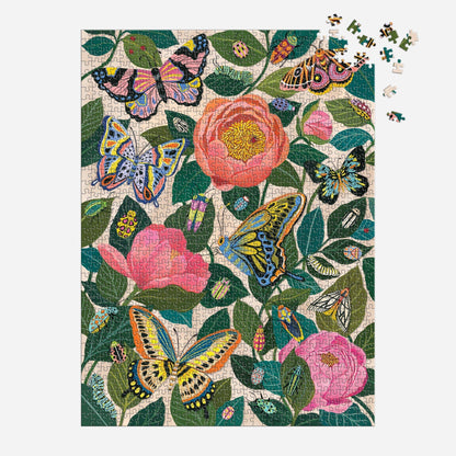 Chronicle Books - Between the Blooms 1000 Piece Foil Puzzle