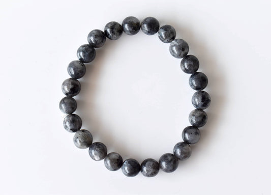 Soothing Crystals - Black Labradorite Bracelet (Good Fortune and Focus)