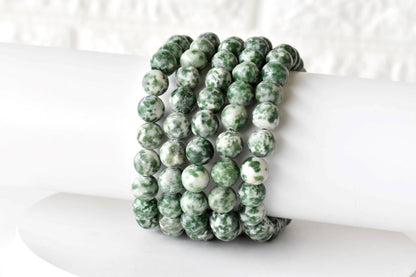 Soothing Crystals - Green Spot Jasper Bracelet (Passion and Creativity)