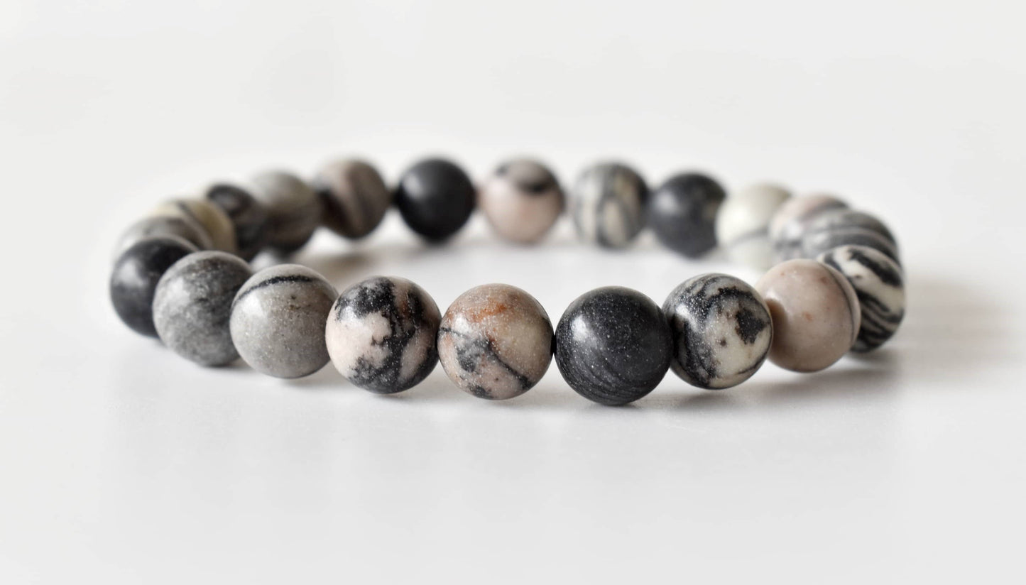 Soothing Crystals - Picasso Jasper Bracelet (Transformation and Self-Discipline)