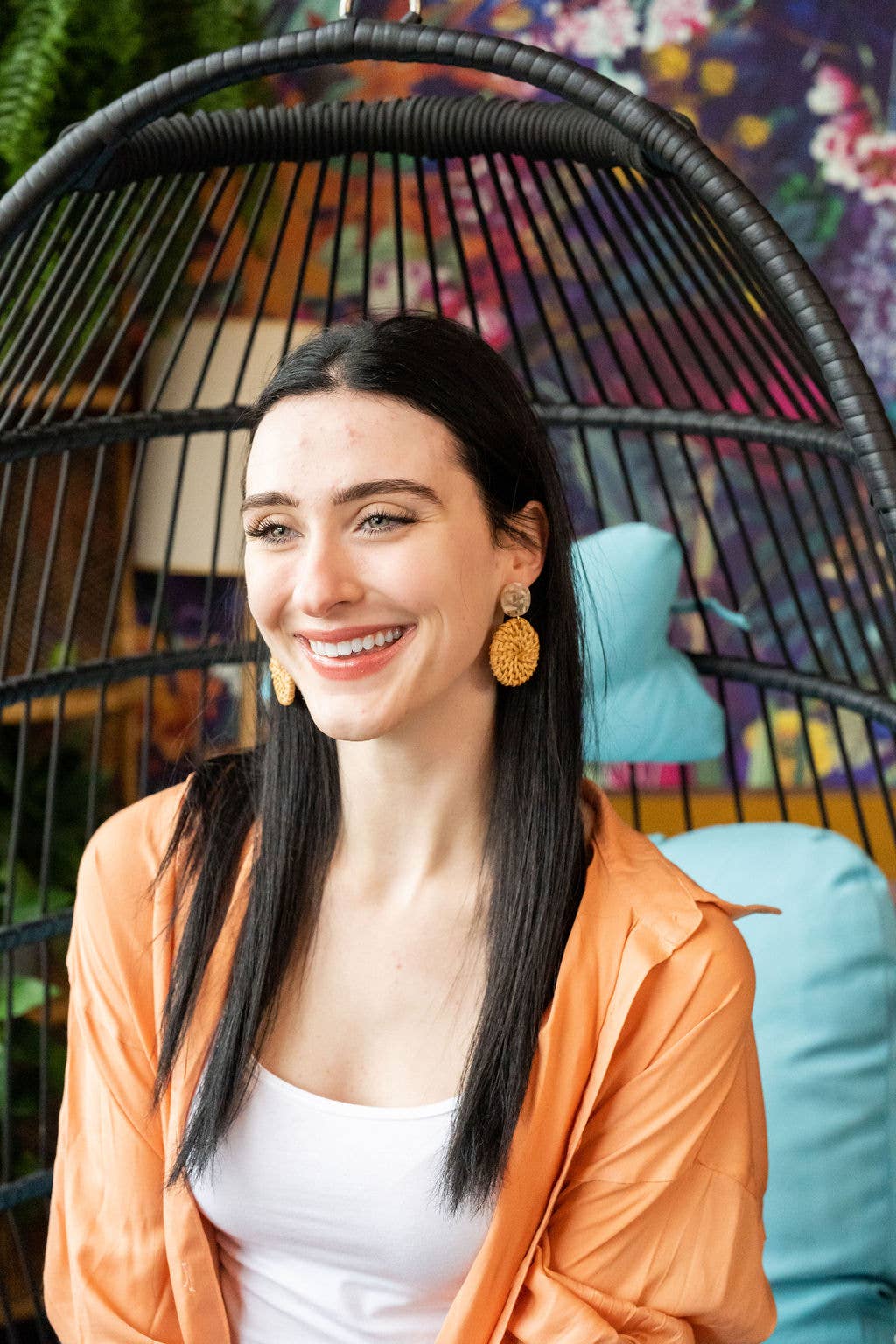 Spiffy & Splendid - Dominica Earrings - Dark Rattan // Resort, Gifts, Jewelry