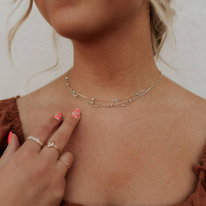 Mauve Jewelry Co. - Malibu Necklace in Turquoise