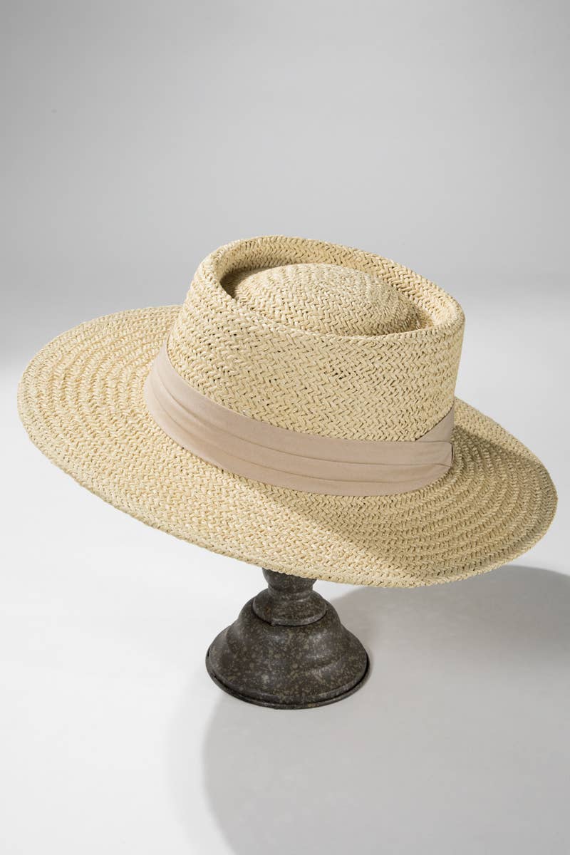 Urbanista - Folded Trim Boater Hat