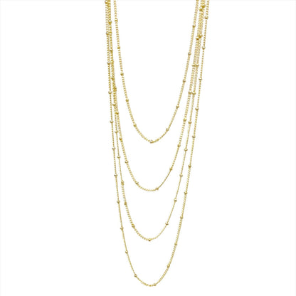 GoldFi - 18k Gold Filled 1mm Satellite Chain Available in 16", 18", 2