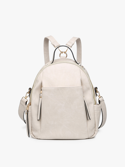 Jen & Co. - BP2280 Lillia Convertible Backpack w/ Long Strap