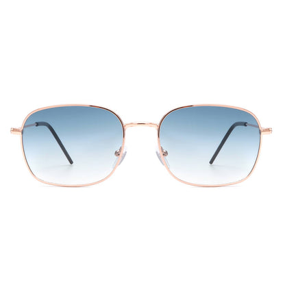 Cramilo Eyewear - Retro Square Flat Top Tinted Fashion Sunglasses