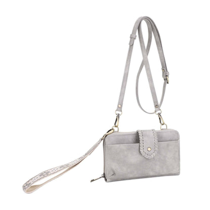 MiMi Wholesale - SV32087WW Jolie Crossbody Wallet With Boho Wrist Strap