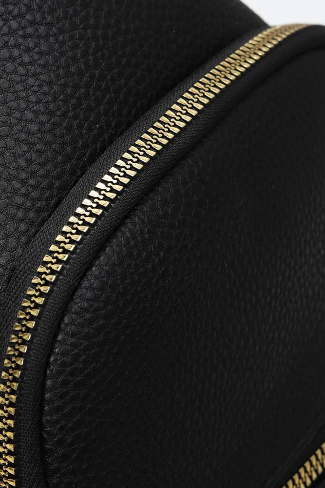 Hana - Solid PU Sling Bag
