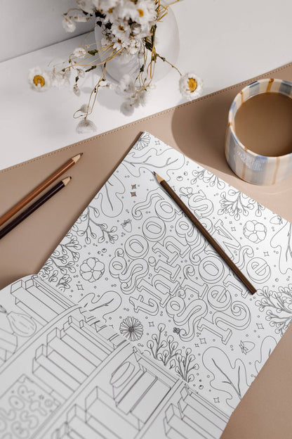 Blue Star Press - Good Things Grow Here (Premium Coloring Book)