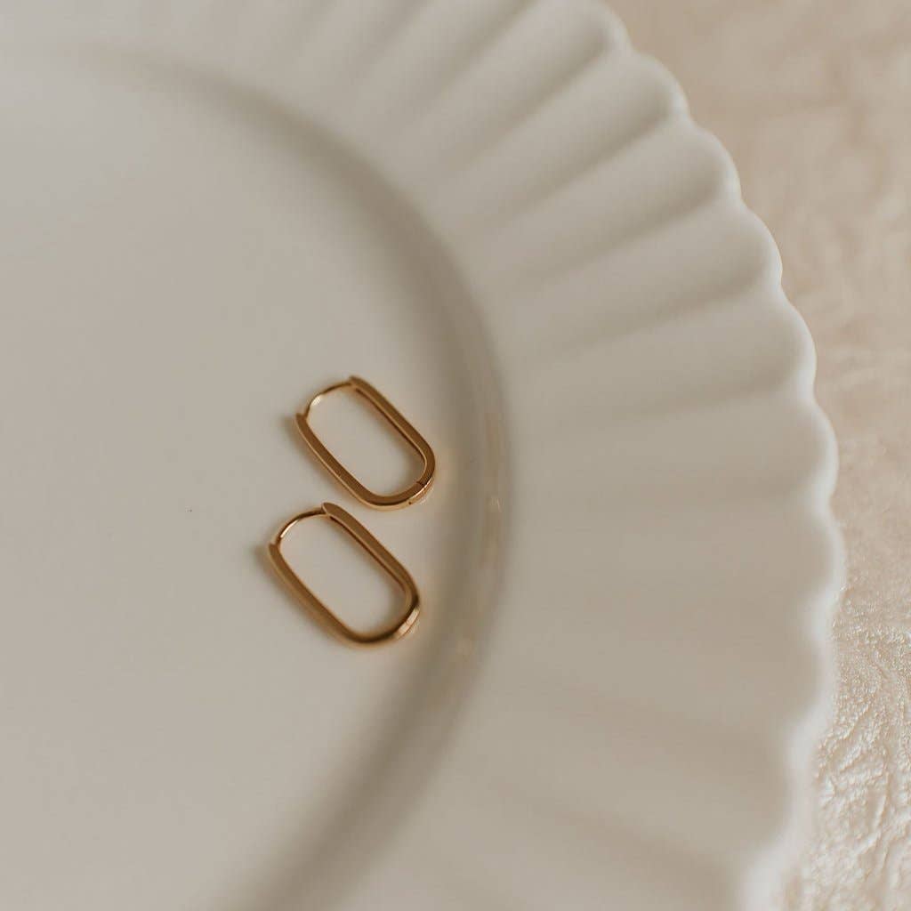 Mauve Jewelry Co. - Avery Gold Hoops