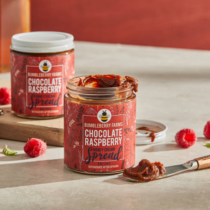 Bumbleberry Farms - Award-Winning Chocolate Raspberry Honey Cream Spread