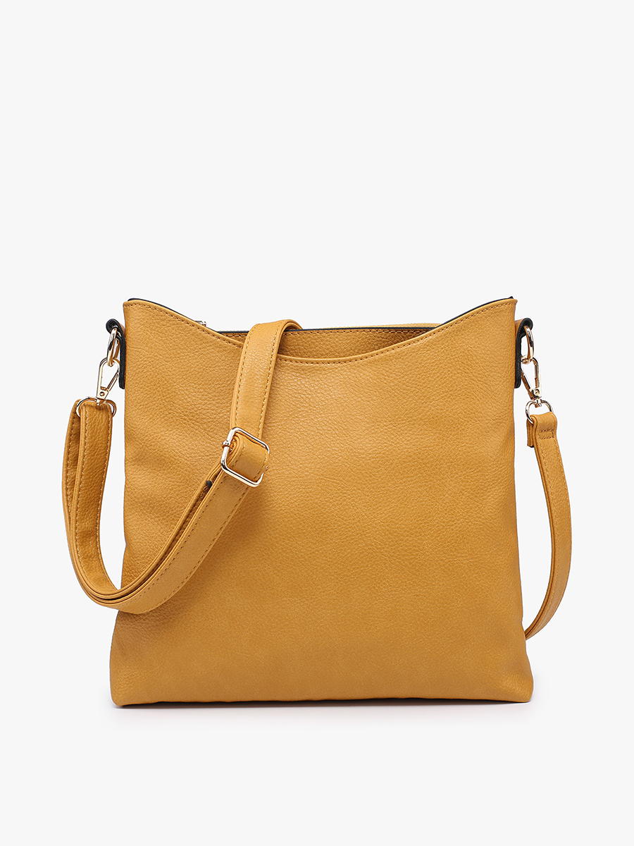 Jen & Co. - Emma 3 Compartment Crossbody w/ Snap Closure | M1765