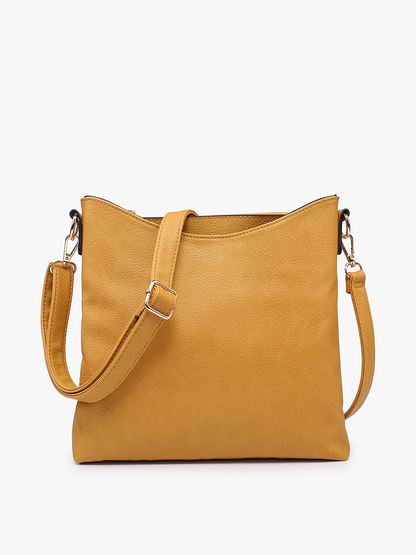 Jen & Co. - Emma 3 Compartment Crossbody w/ Snap Closure | M1765