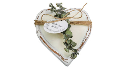 WGC108 Willow Grace Candle Co - Small Heart Dough Candle