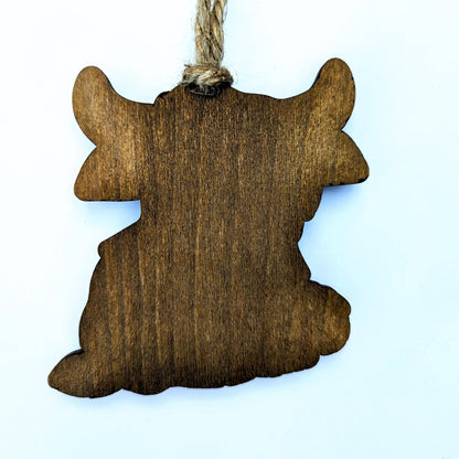 The Little Ornament Shop - Highland Cow Christmas Ornament