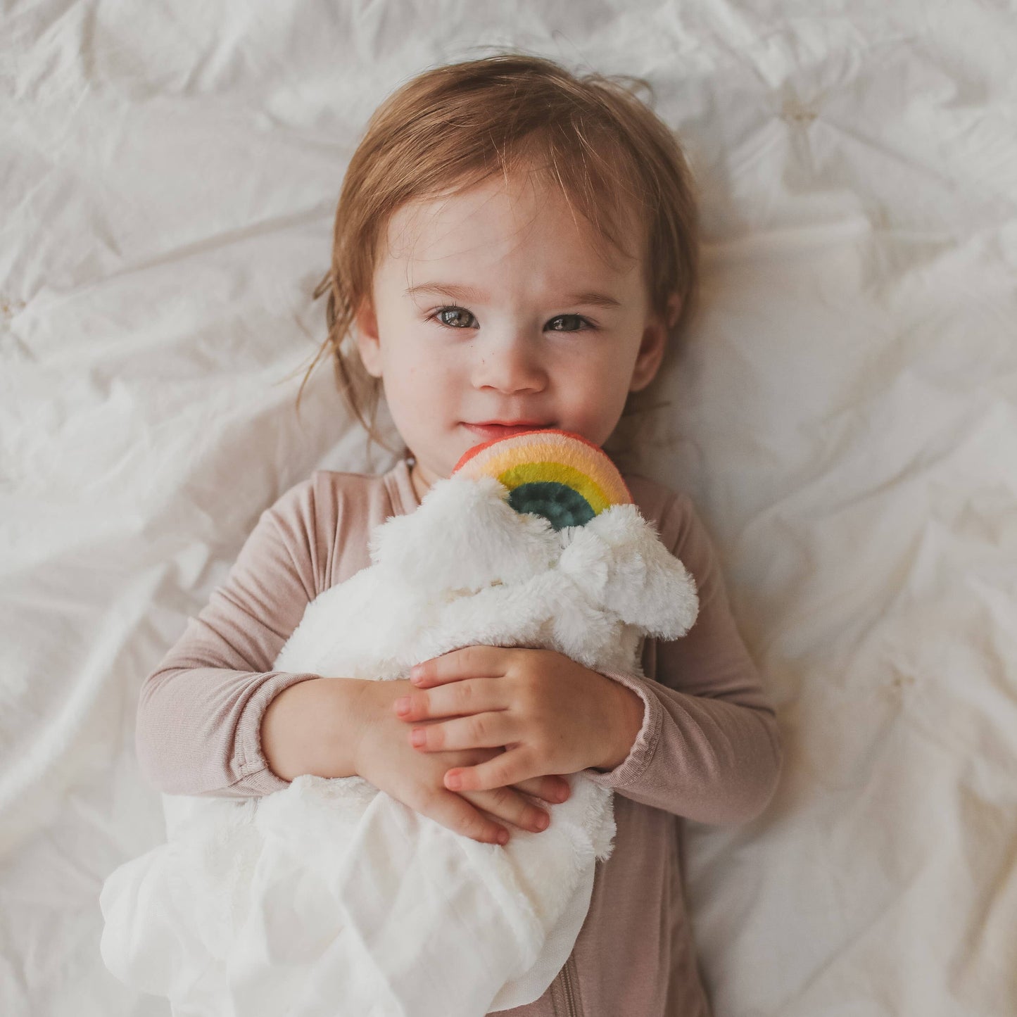 Lucy Darling - Little Rainbow Baby Lovey
