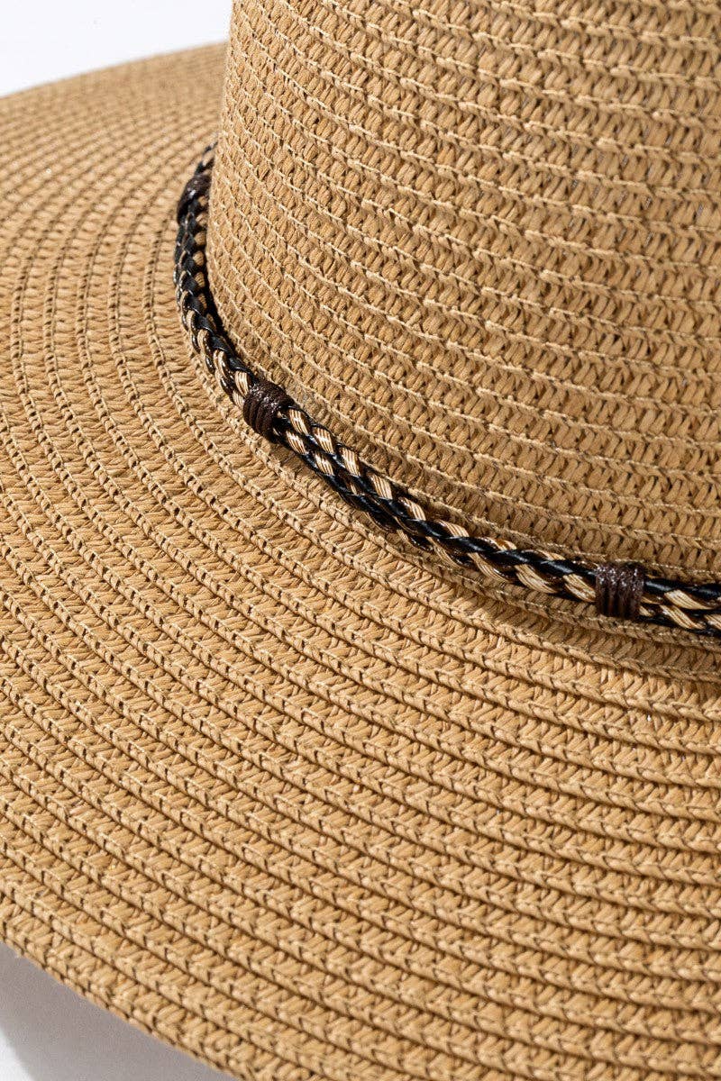 Urbanista - Braided Double Band Panama Hat