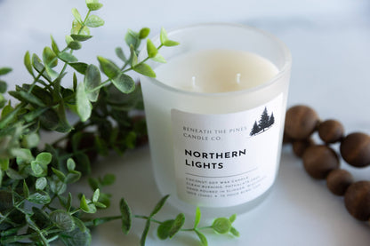Beneath The Pines Candle Co. - Northern Lights: Coconut-Soy Candle