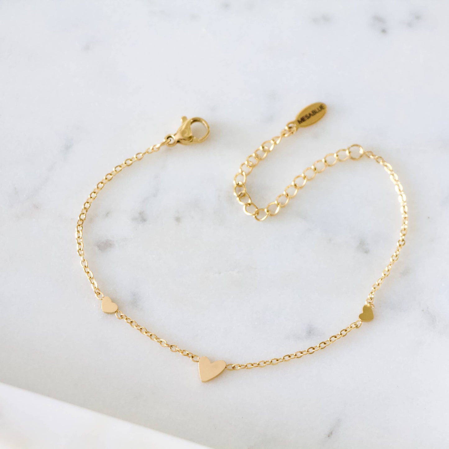 Mesa Blue - Triple Heart Bracelet - Waterproof