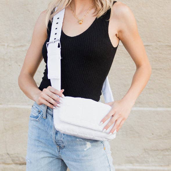 Aili's Corner - Selma Foldover Puffer Crossbody