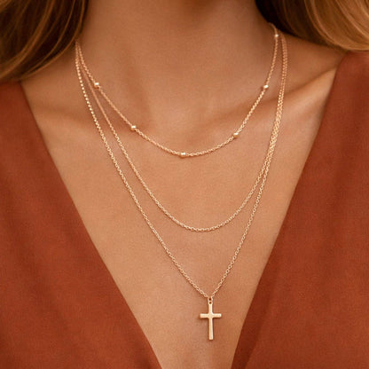 MA203 Mia Accessories - 18K Gold Plated Waterproof Stainless Steel Chain Necklace - 6948