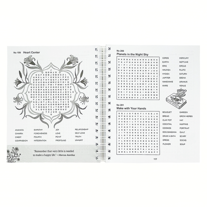 Cottage Door Press - Mindfulness Word Search Adult Puzzle Book