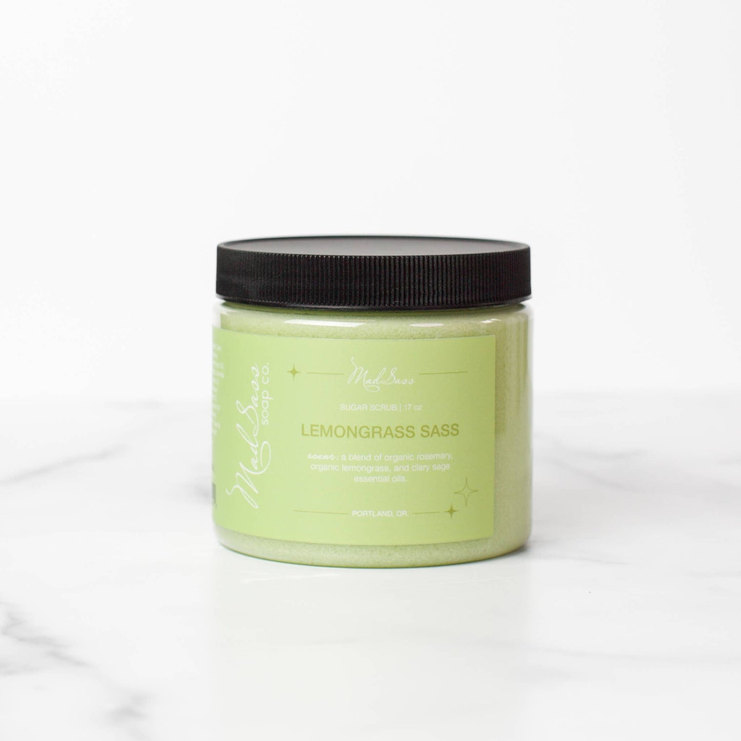 Mad Sass Soap Co - Lemongrass Sass - Emulsified Sugar Scrub