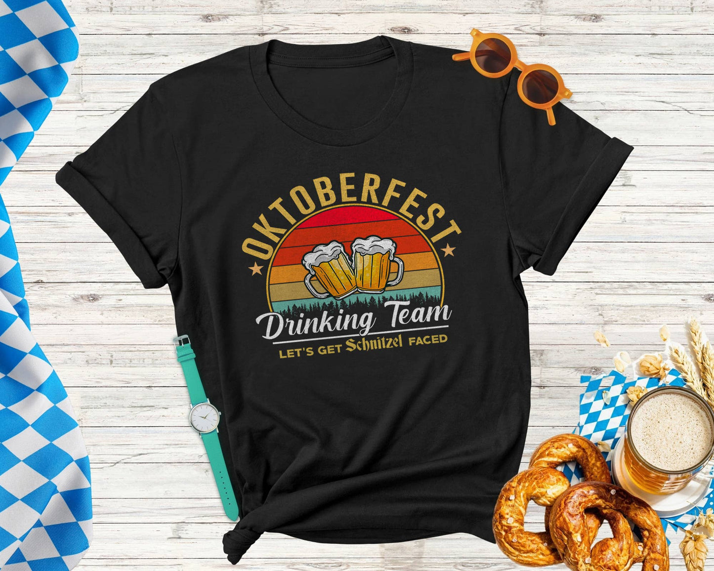 Vivtrek - Oktoberfest Funny Drinking Team T-shirt, Beer Festival Shirt