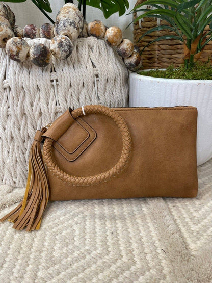MiMi Wholesale - JYM0346 Soft Vegan Leather Wristlet/Clutch