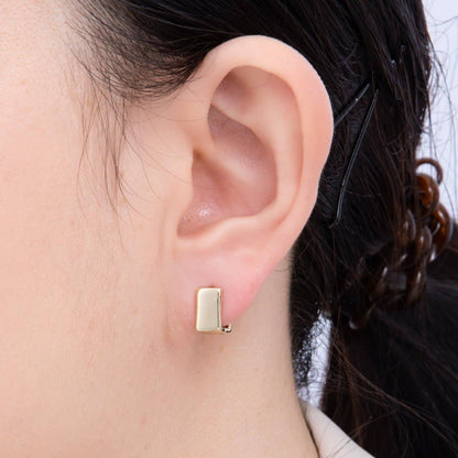 Aim Eternal - 14K Gold Filled 10mm Minimalist Rectangle Cartilage Huggie | EARRINGS-00250
