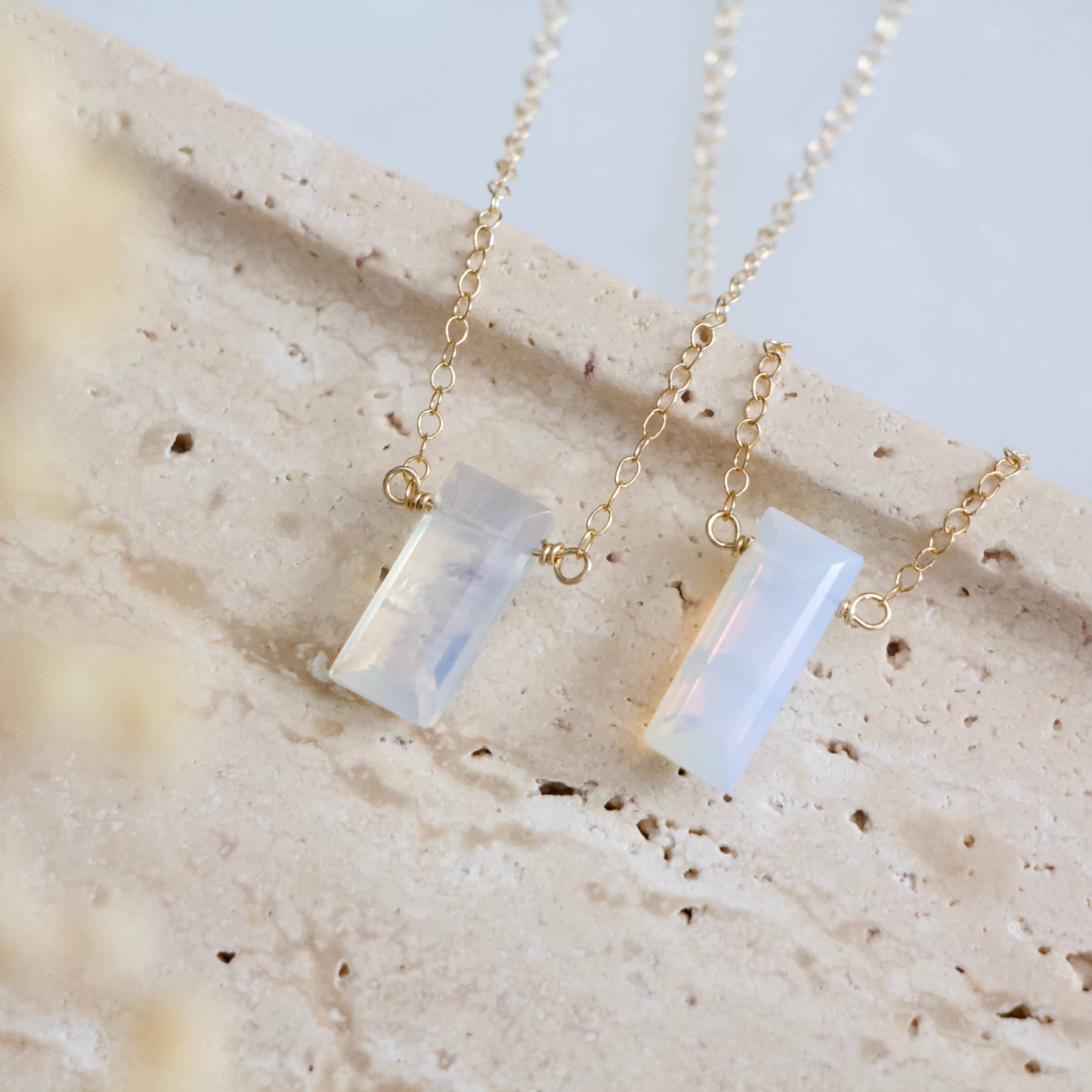 Mesa Blue - Opalite Necklace - Gold Filled