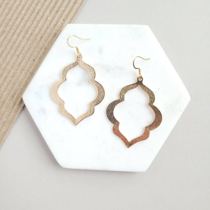 Spiffy & Splendid - Talia Earrings - Gold // Jewelry, Gifts