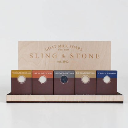 Sling & Stone | Shower & Shave - Bar Soap Display