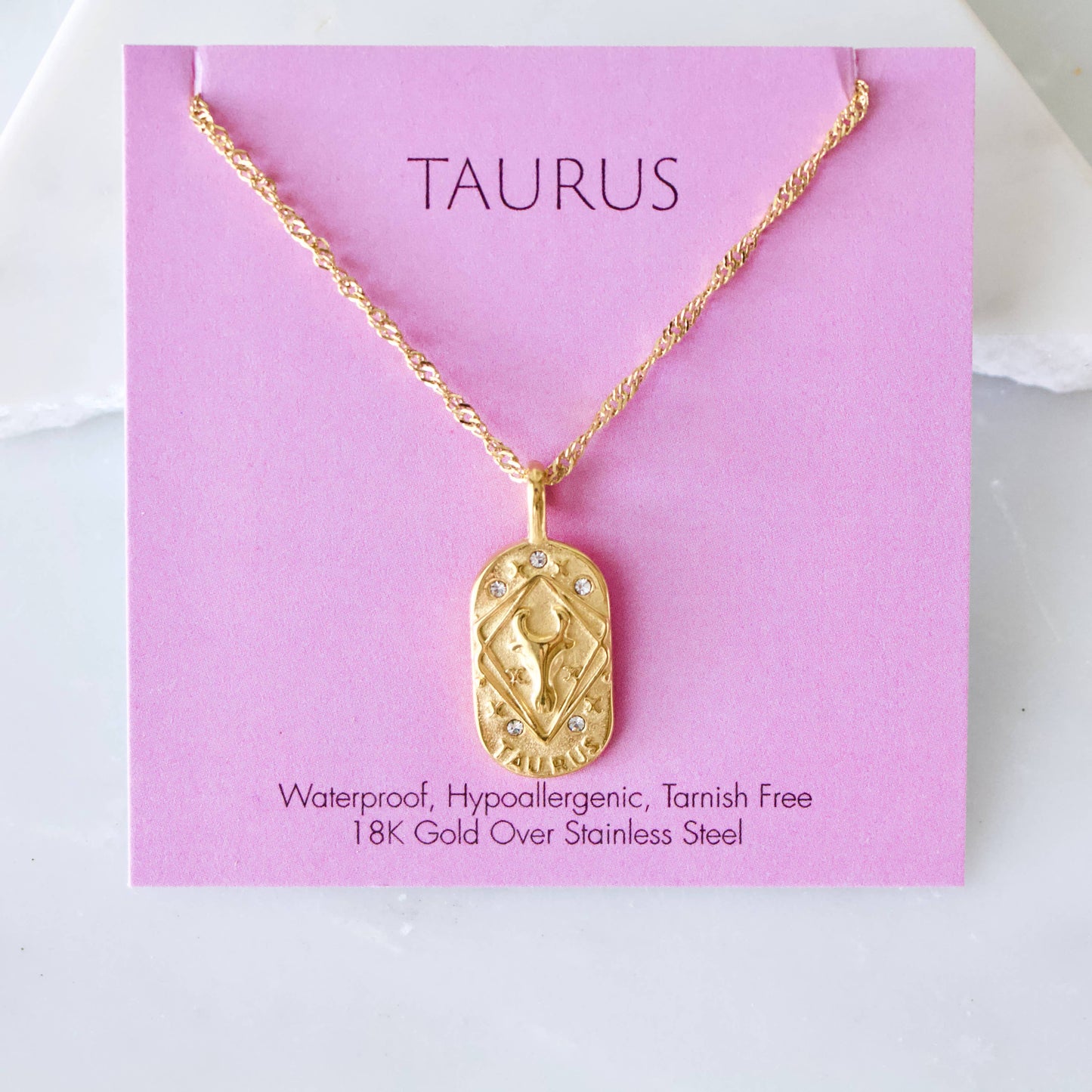 Mesa Blue - Zodiac Sign Necklaces - Waterproof