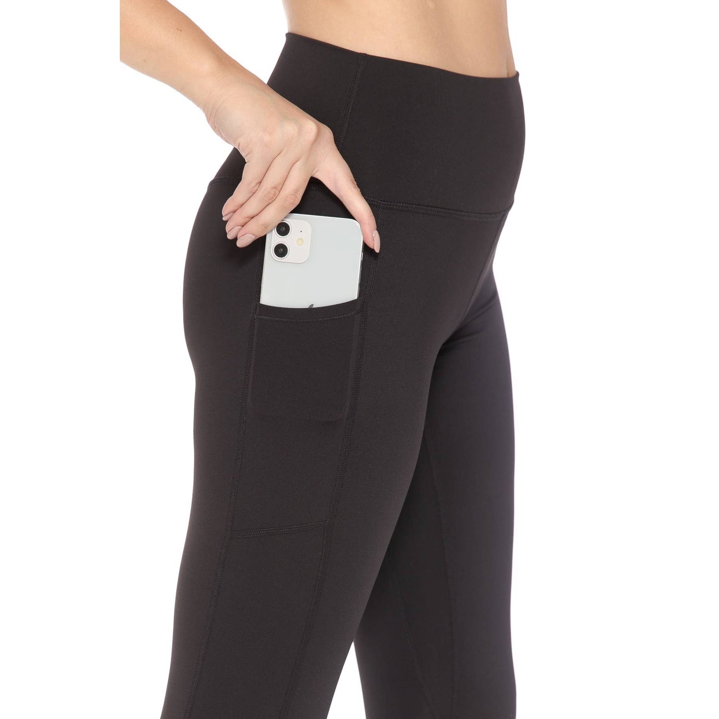 Leggings Depot - Premium Nylon Activewear Solid Leggings