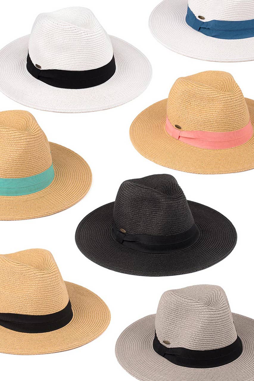 Hana - C.C Adjustable String Straw Hat