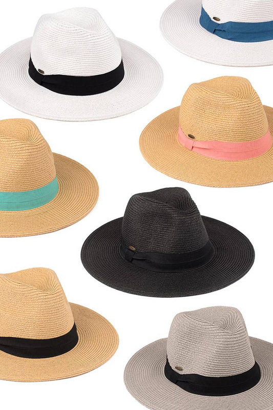 Hana - C.C Adjustable String Straw Hat