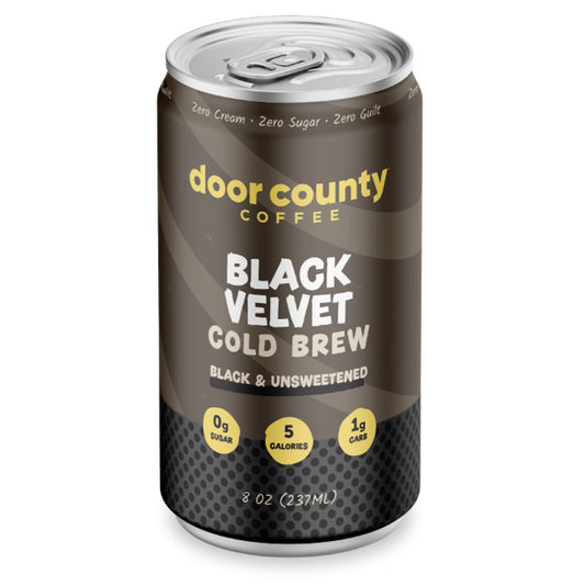 Door County Coffee - Black Velvet - Canned Cold Brew