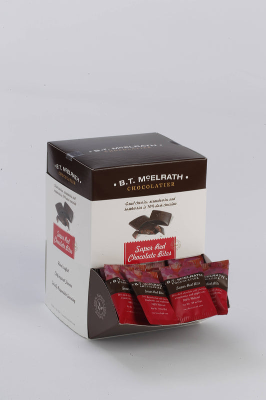 Annie B's - Super Red Chocolate Bites - 90pc. Gravity Feed Box
