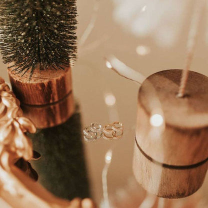 Mauve Jewelry Co. - Ivy Diamond Hoops