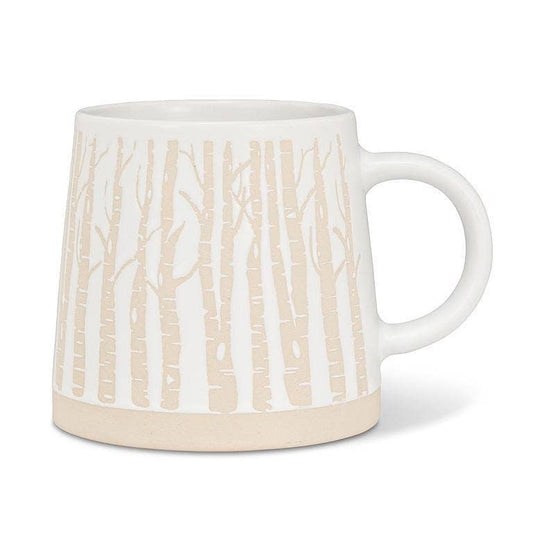 Abbott - Wide Base Mug with Birch Trees