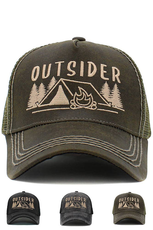 Hana - OUTSIDER Mesh Back Vintage Baseball Cap