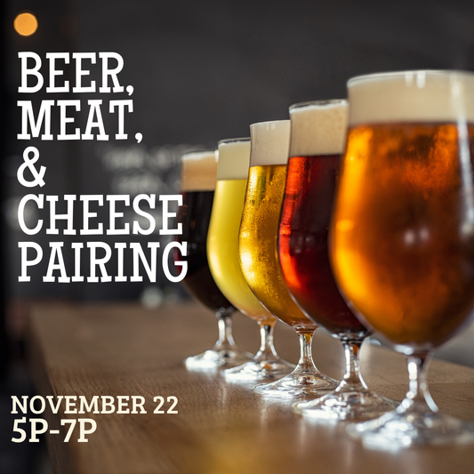 Beer, Meat, and Cheese Tasting