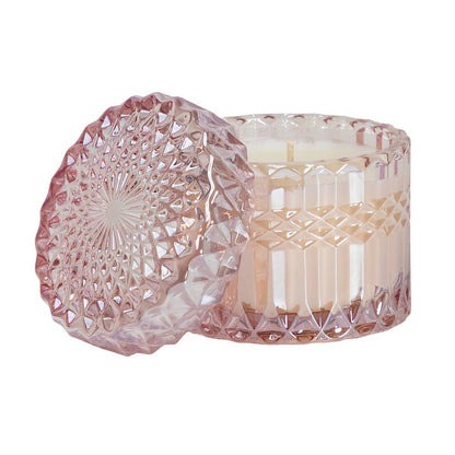 SOI103 The SOi Company - Pink Chiffon 8oz Petite Shimmer Candle (Light Pink)