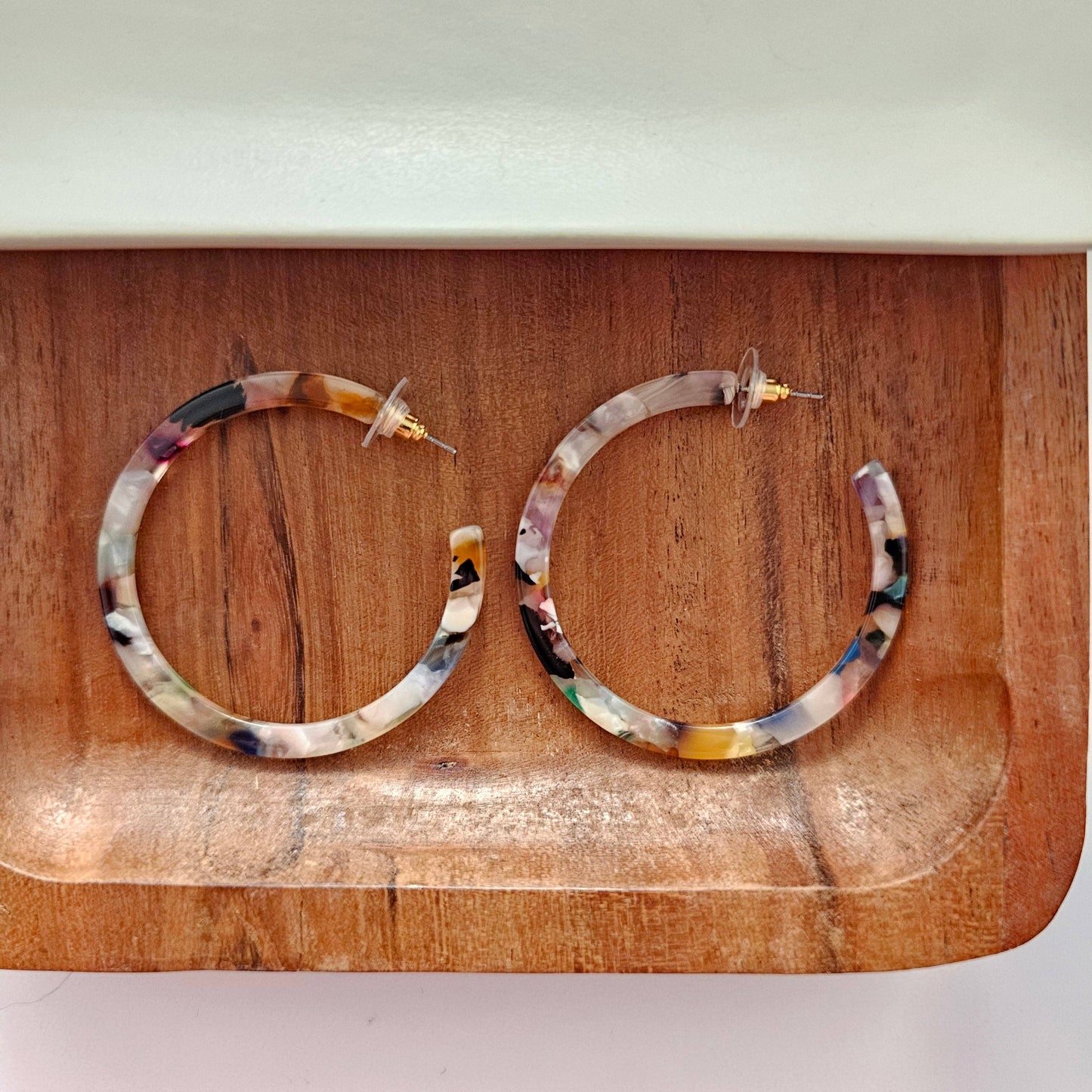 Spiffy & Splendid - Cameron Hoops - Multicolor // Gift, Earrings, Jewelry