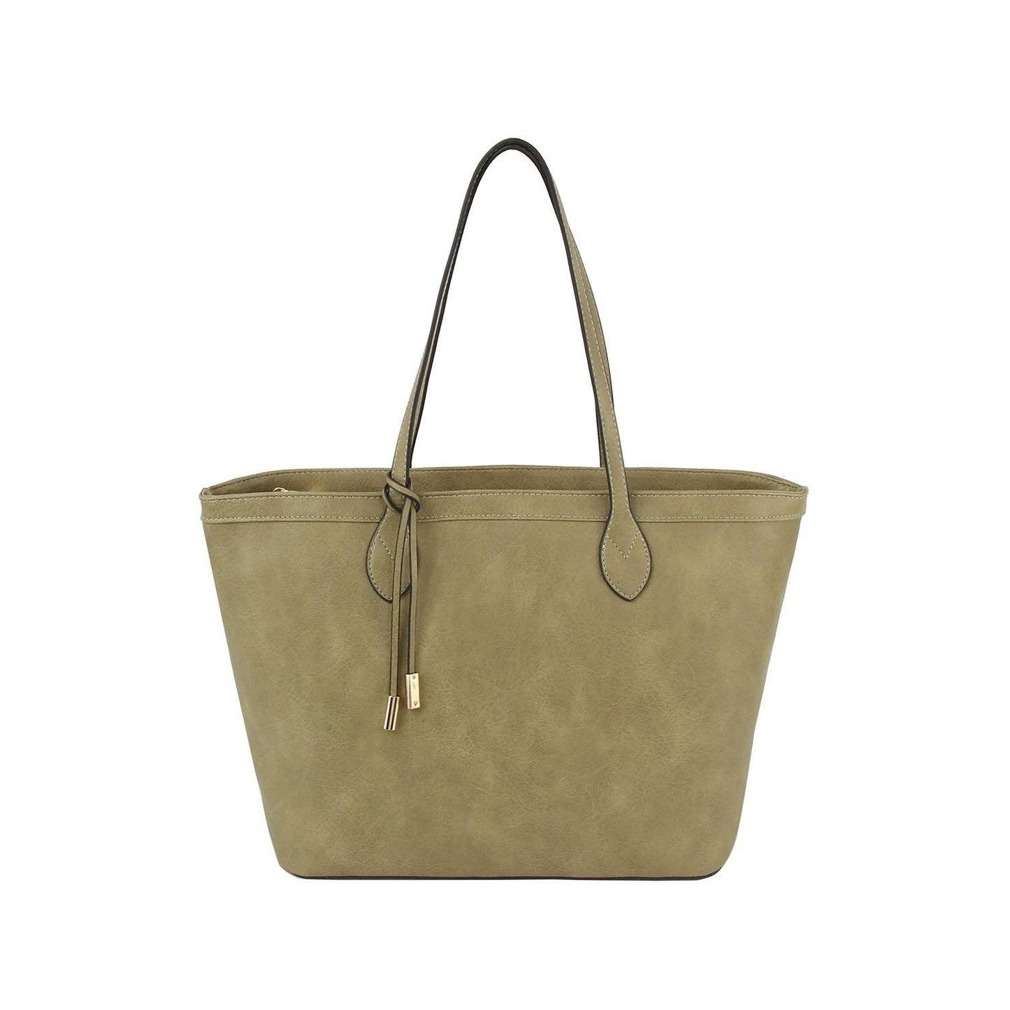 Handbag Factory Corp - Fashion shopper tote bag with knot detail