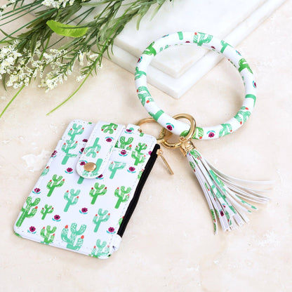Aili's Corner - Key Ring ID Wallet Zip Bracelet