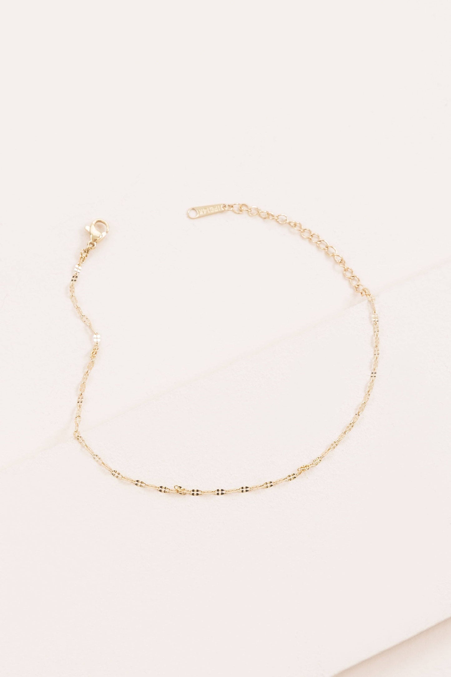 Lovoda - Singapore Chain Anklet | Gold